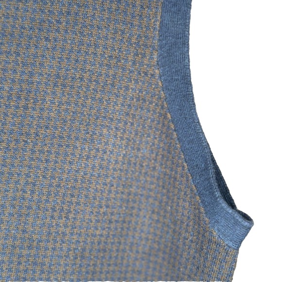 Jos A Bank Reserve Silk Blend Sweater Vest Traditional Fit L - Picture 7 of 9